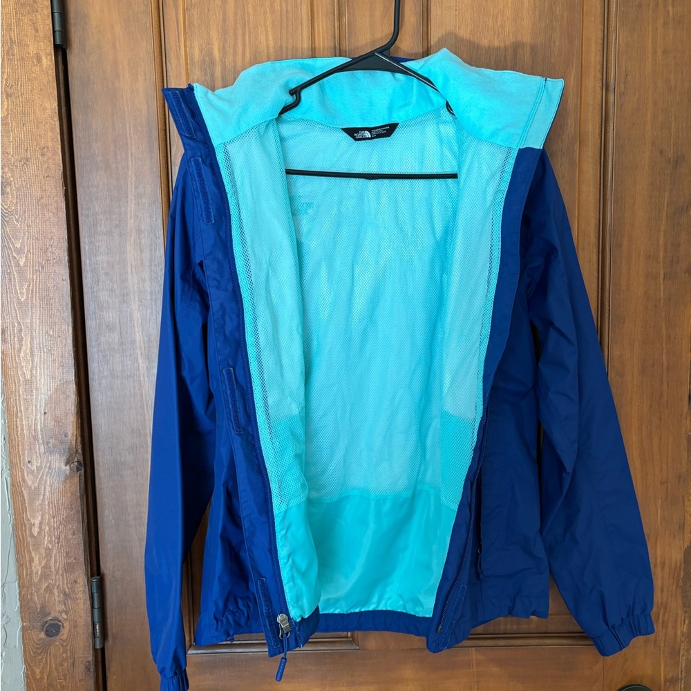 The North Face Womens Royal Blue Raincoat Small - Picture 2 of 4